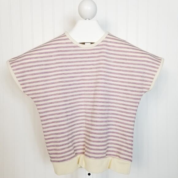 Paddle & Saddle Vintage Striped Short Sleeve Top - Picture 1 of 7